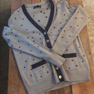 J Crew Star Cardigan